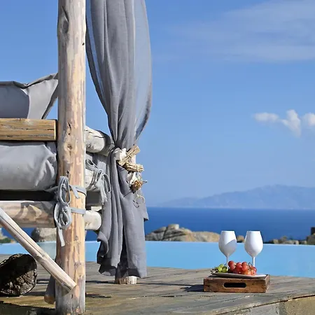 빌라 Luxury - Platis Gialos - Pool 파라다이스비치